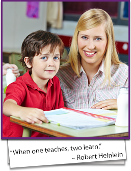 When one teaches, two learn. - Robert Heinlein